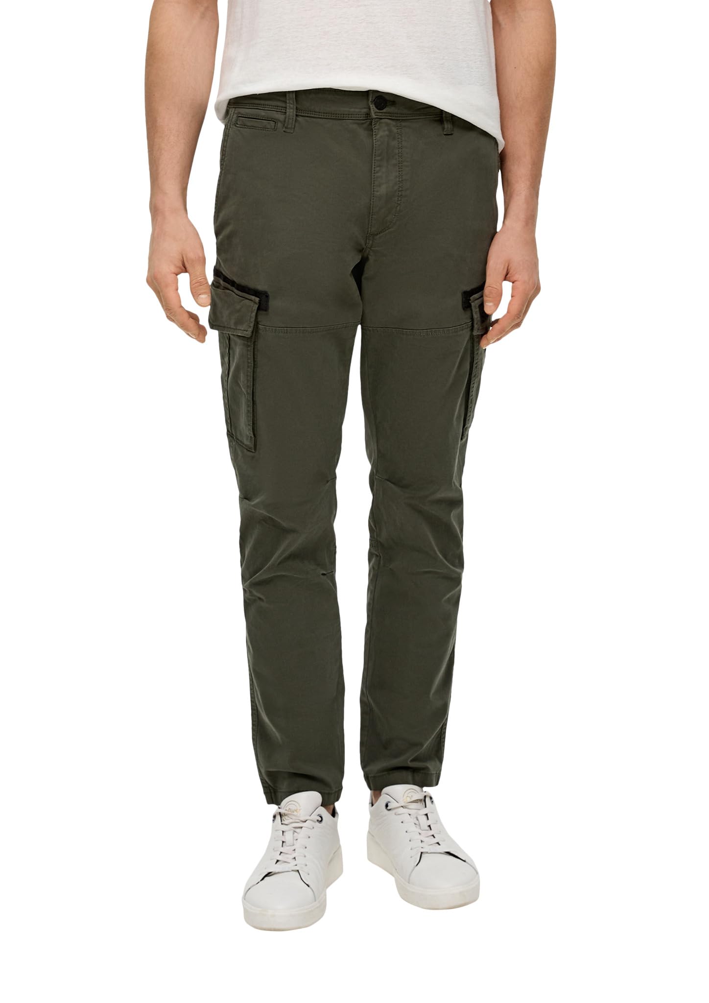 s.Oliver Cargohose mit Garment Dye und Straight Leg