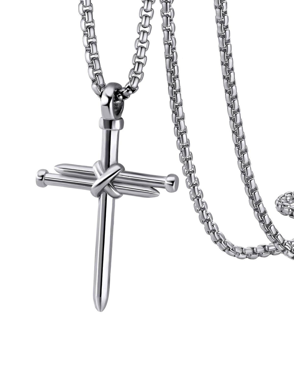 See full amazon price history chart for PIYIZ Men Religious Jewelry Stainless Steel/Black Metal/18K Gold Plated 22 Inch Box Rope Chain Nail Cross Pendant/Virgin Mary Medal/St. Benedict/St. Christopher Necklaces for Christmas Birthday, PIYIZ Men Religious Jewelry Stainless Steel/Black Metal/18K Gold Plated 22 Inch Box Rope Chain Nail Cross Pendant/Virgin Mary Medal/St. Benedict/St. Christopher Necklaces for Christmas Birthday, (B0CRPHY87Y) Amazon Price History, Amazon Price Tracker