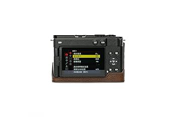 Amazon | Panasonic S9用ハンドメイド本革ハーフカメラケース