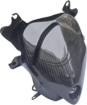 Real Carbon Fiber Front Sport Version Headlight Lamp Compatible With Suzuki GSXR1000 2007-2008