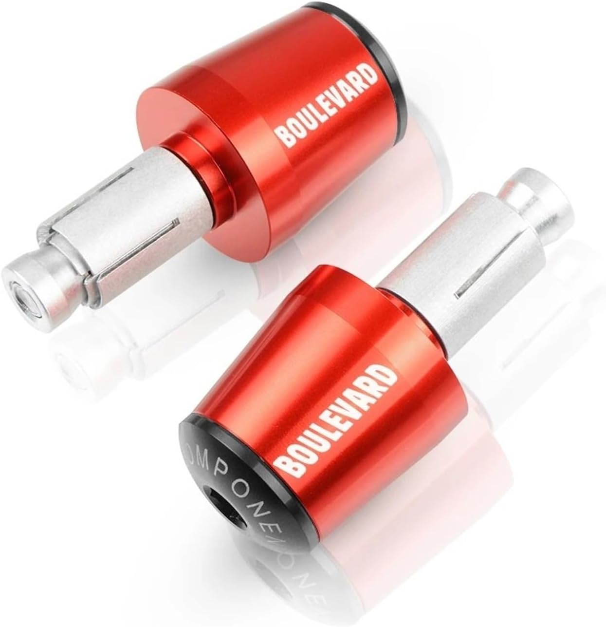 for：Suzuki Boulevard C90 S50 S83 2005 2006 2007 Motorcycles Accessories 7/8" 22MM Handlebar Hand Grips Handle Bar End Cap Plug 7/8 Inch 22mm(Orange)