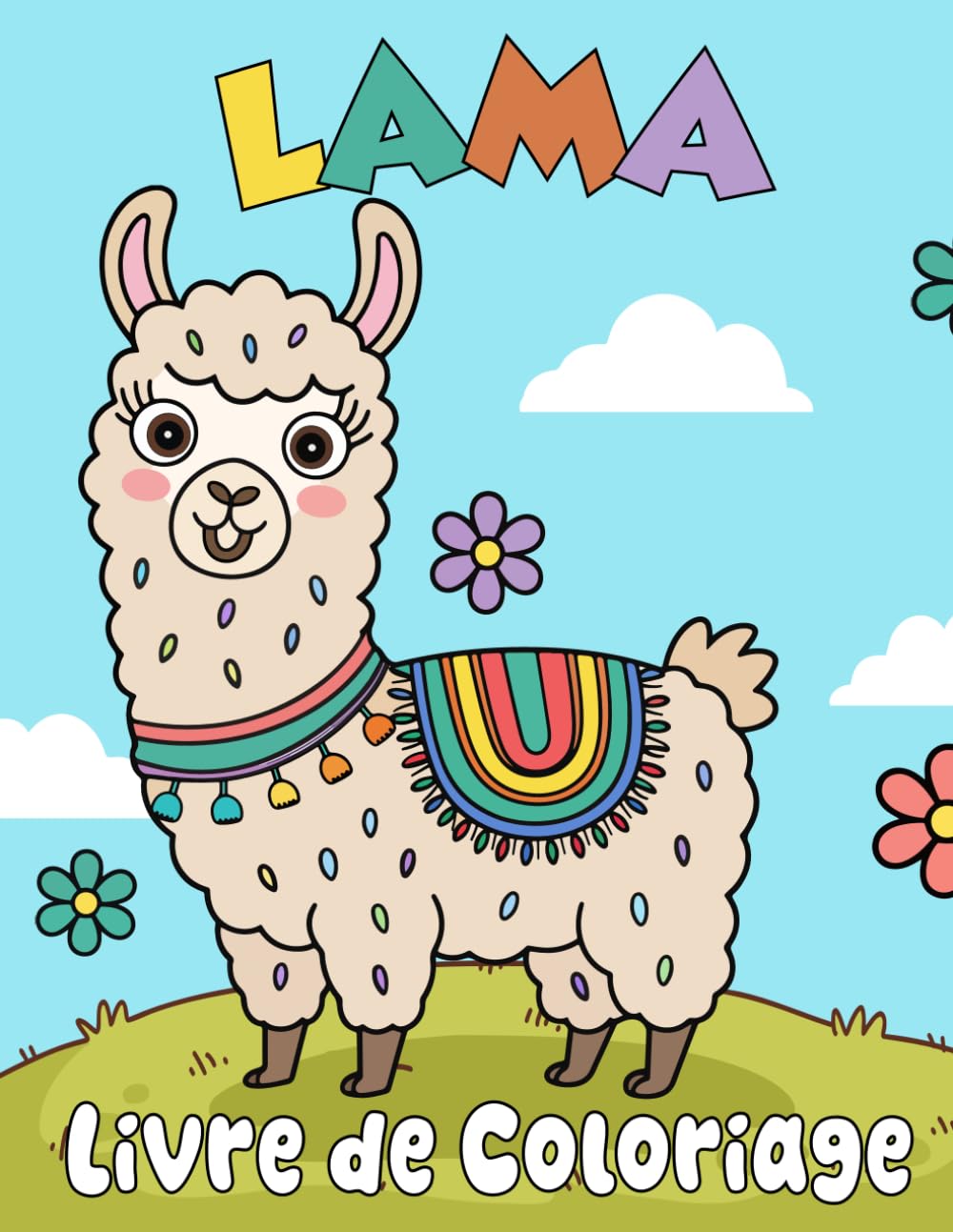 Lama Livre de Coloriage: 31 adorables lamas à colorier pour enfants, garçons et filles