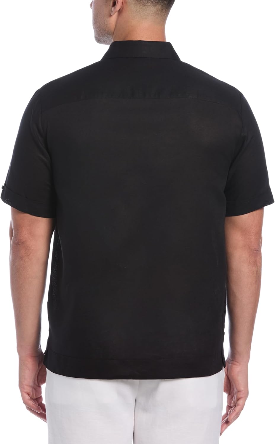 Cubavera Men's Linen Blend Guayabera Short Sleeve Button-Down Shirt (Available in Big & Tall) - Image 2