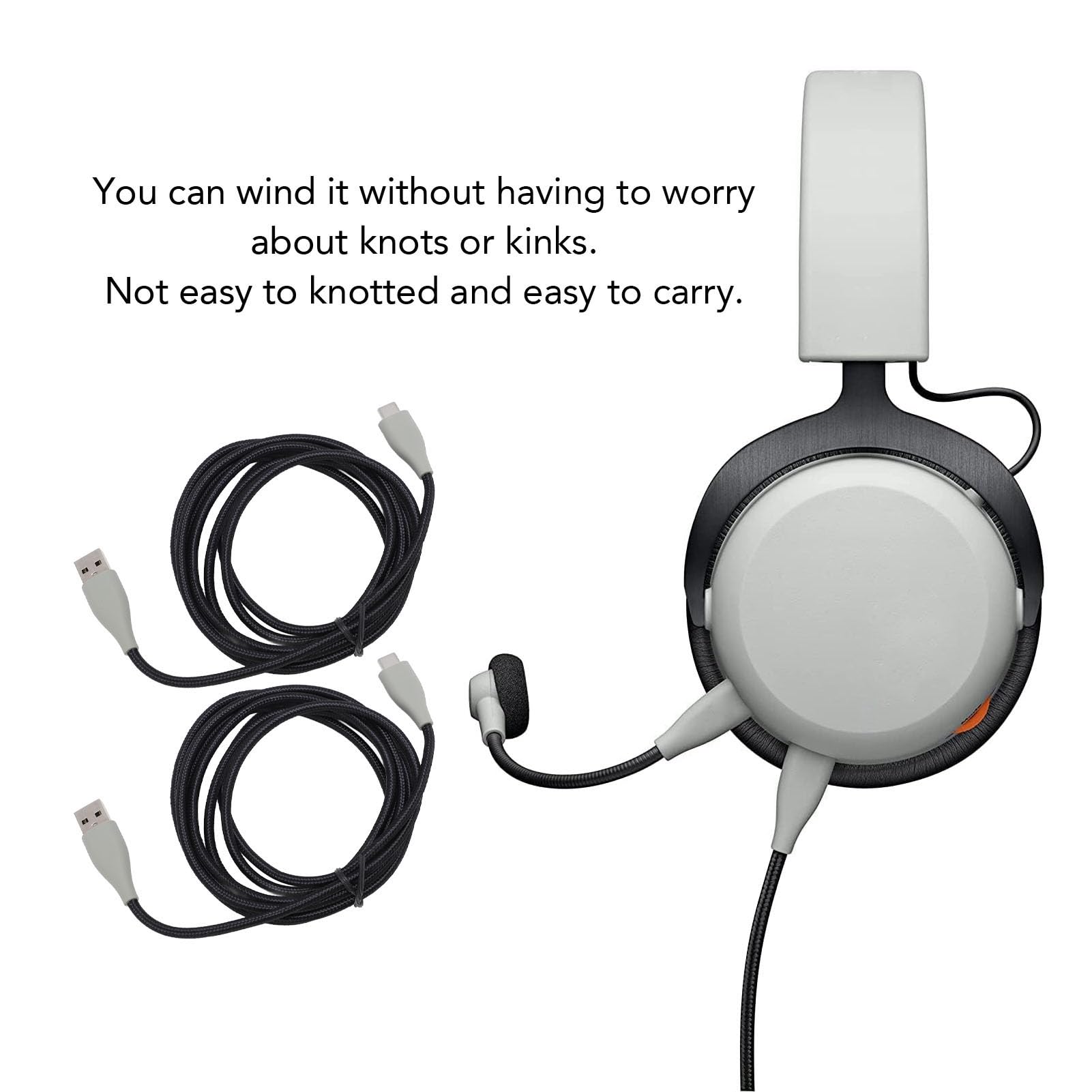 Für MMX150 OFC -Kopfhörerkabel -Ersatztyp C Zum USB -Audiokabel Für MMX150 -Kopfhörerkabel - 2M / 6,56ft