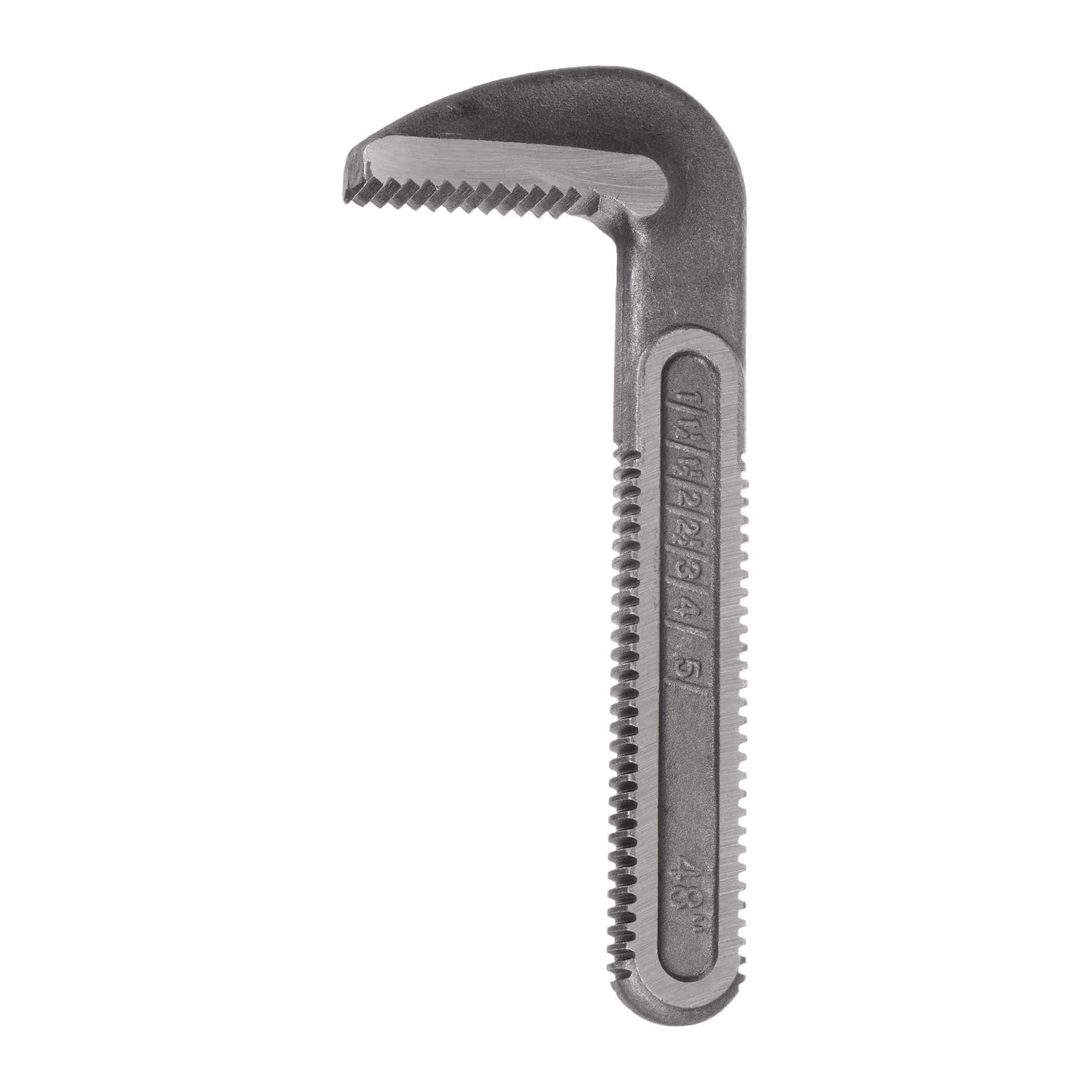 sourcing map Tubo Llave Gancho Mandíbula 48" Plomería Llave Reemplazo Mandíbulas Alto Carbono Acero