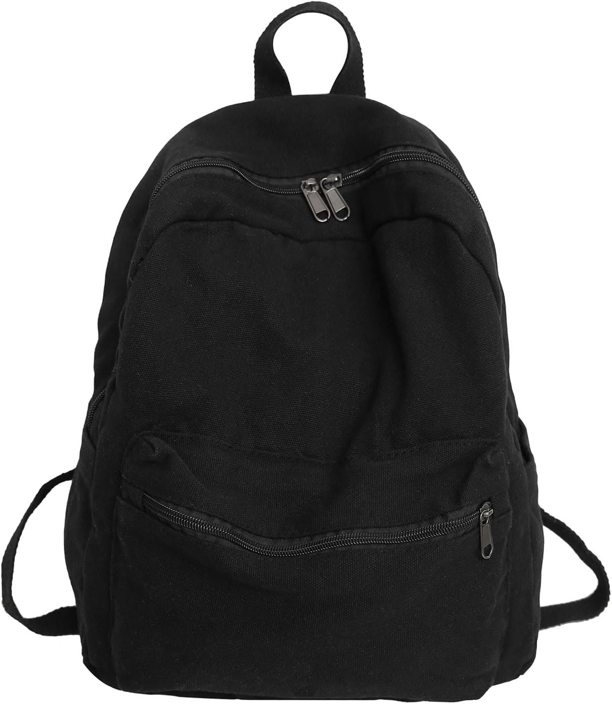 GAXOS Mini Backpack Purse for Women Canvas Cute Small Backpack Purse for Girls Aesthetic Vintage Travel Backpack
