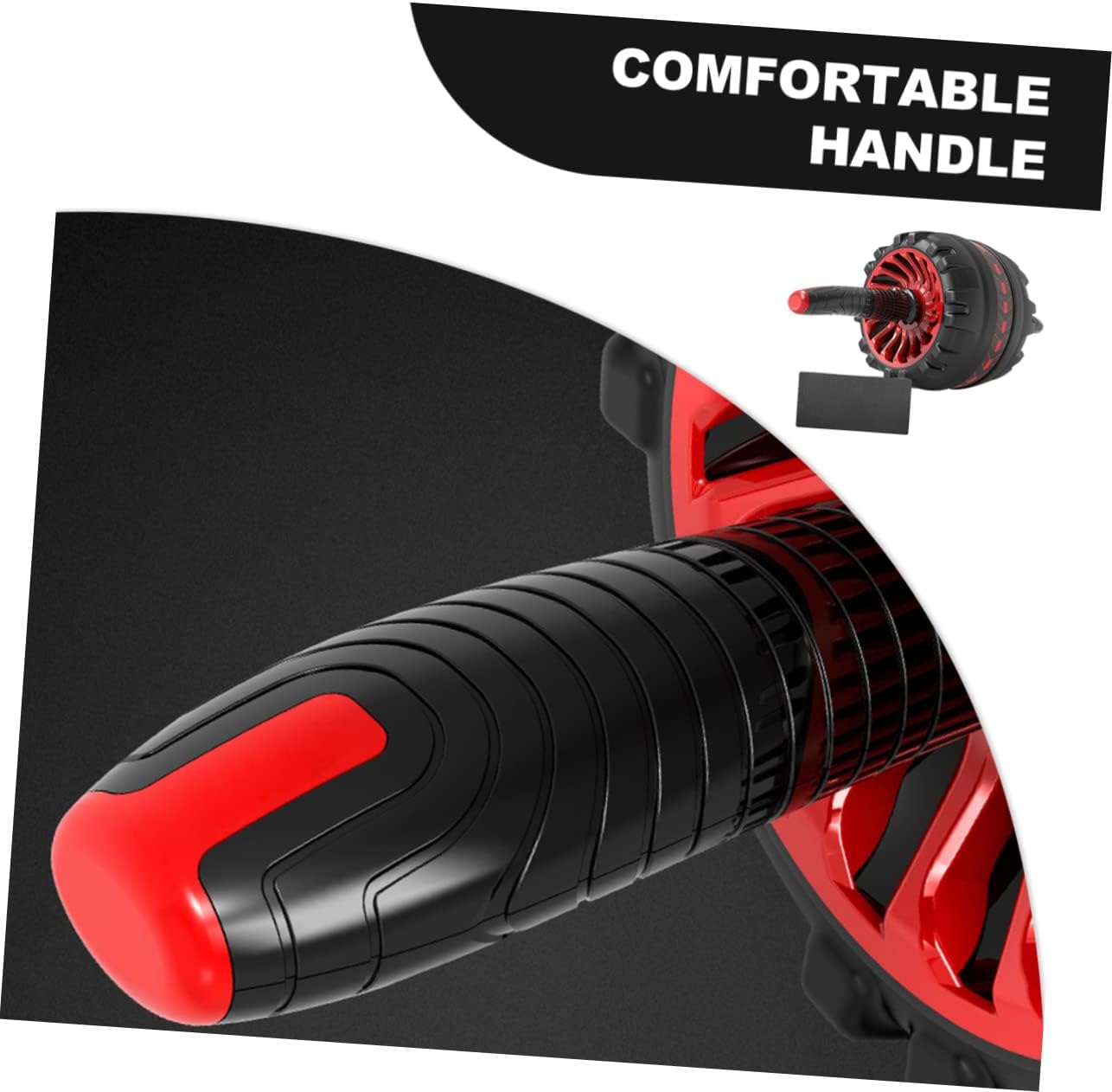 BESPORTBLE Automatic Rebound Abdominal Exercise Roller Steel Rubber Fitness Wheel with Non-Slip Pad for Strength Training Core Workout and Home Gym