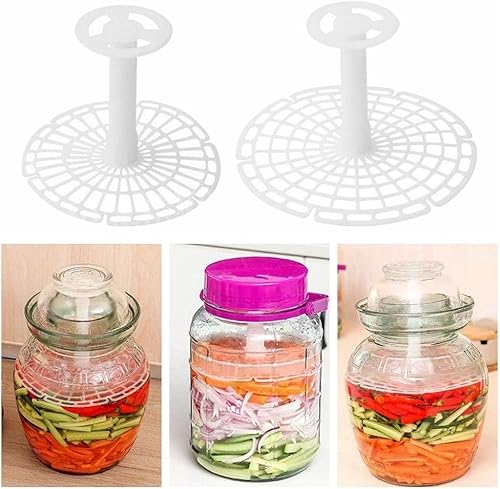 Miniatura 6 de Prensa de tarro de encurtido Soporte de plástico Presurizador de tarro de Kimchi para compactación en tarro de pepinillo Herramienta de contenedor