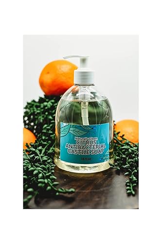 Miniatura 2 de Citrus - Jabón líquido antibacteriano puro de Castilla para lavado de cara, manos y cuerpo, vegano, sin OMG, fabricado en Estados Unidos, todo tipo