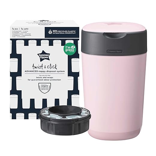 Contenedor rosa Twist and Click de Tommee Tippee - Incluye 1 Recambio