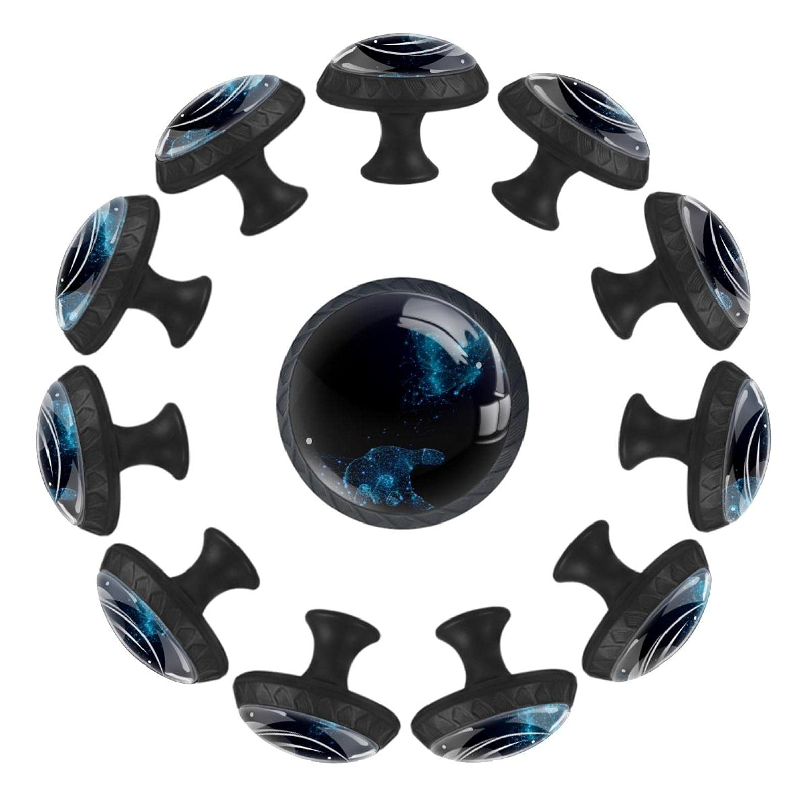 Boutons de tiroir en forme de papillon 35 mm, finition soignée pour commode et chambre