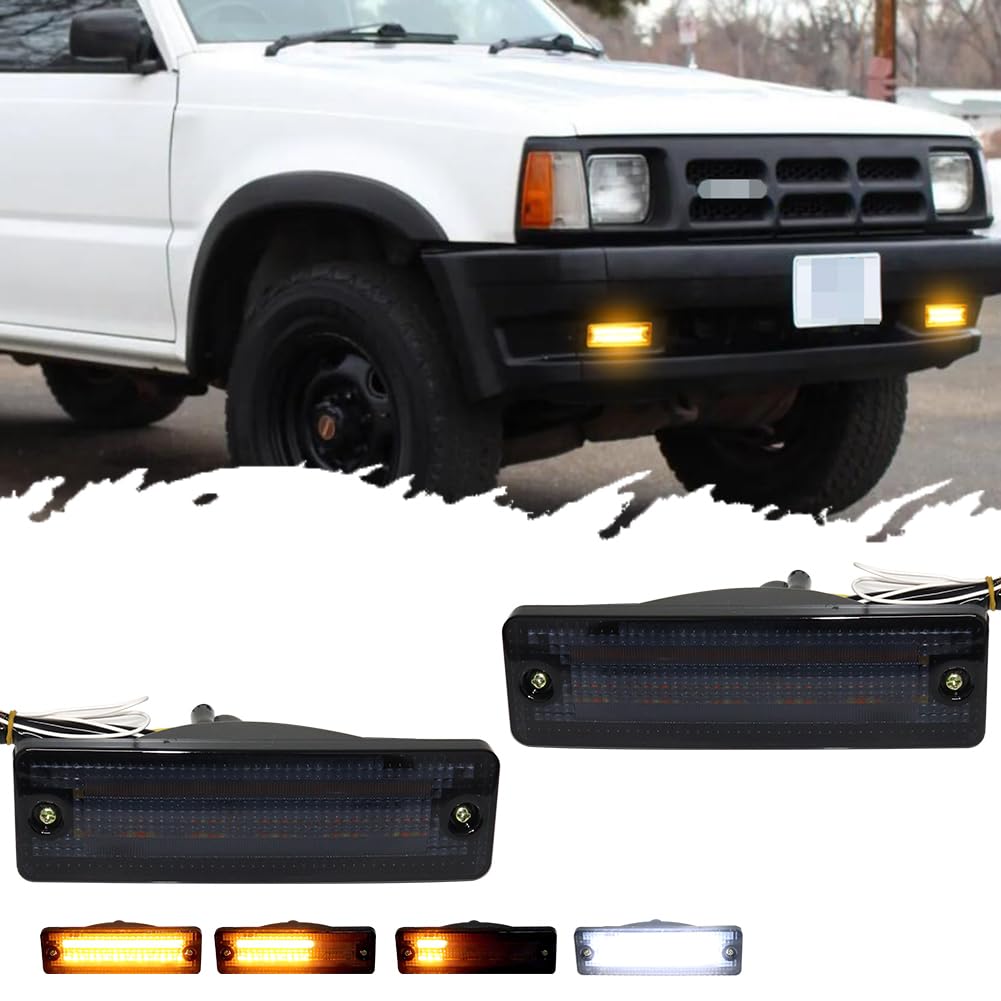 Amazon.com: TurningMax Smoked Lens LED Turn Signal Lights for 1988