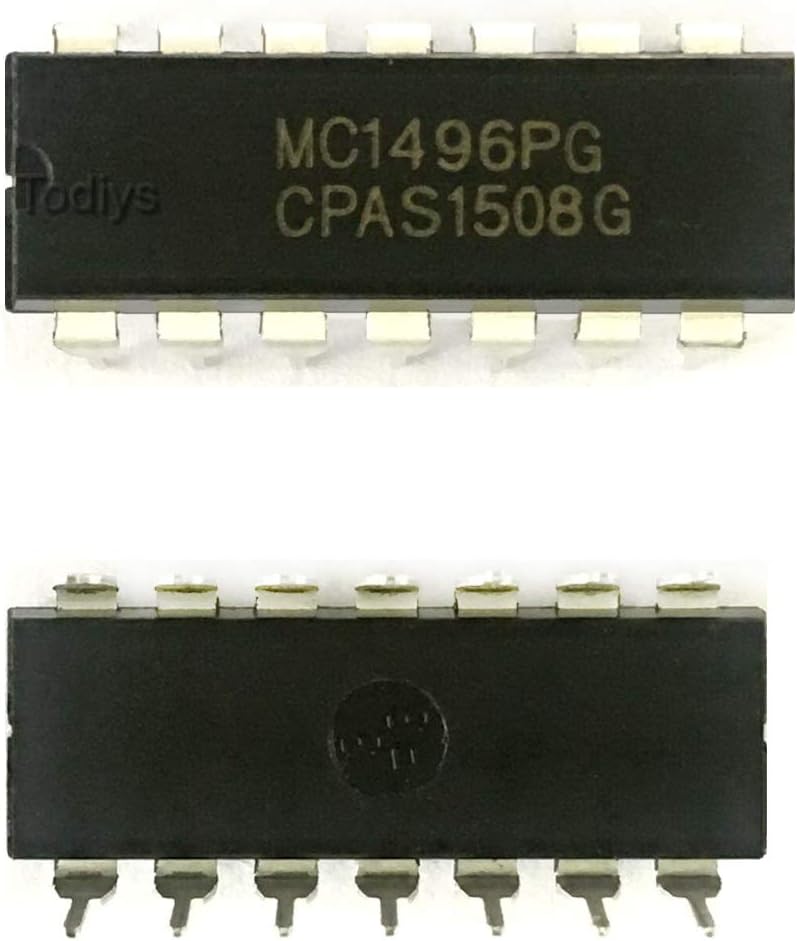 TodiysNew 5Pcs for MC1496 MC1496PG DIP-14 Balanced Modulators Demodulators IC Chip MC1496P