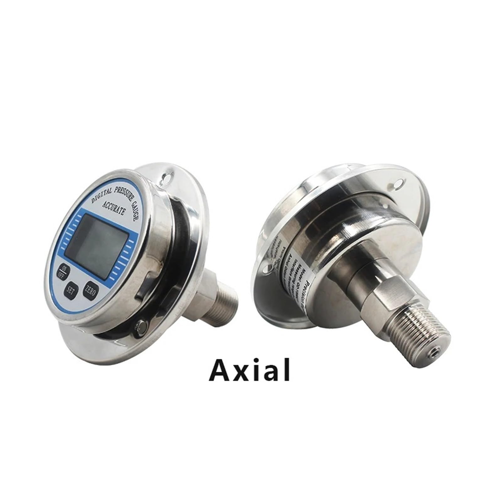 Regulador de presión, Manómetro digital barra inalámbrica Mpa Psi 100Mpa, aire líquido combustible aceite agua manómetro de presión digital manómetro de baja presión(100mm radial,0-1Mpa)