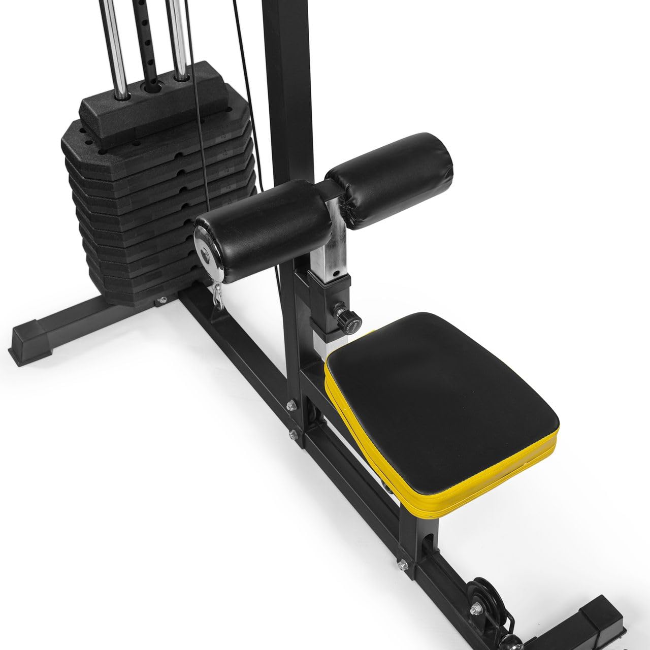 Dione LT60 - Torre de poleas para Entrenamiento (Peso de 50 kg - Ampliable hasta 90 kg), estación de Fitness, Homegym