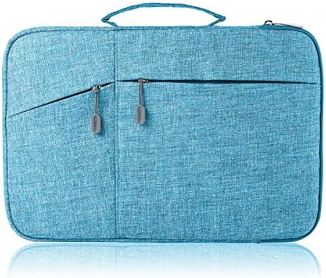 Megoo 12inch Sleeve Case for Microsoft Surface Pro 9/8/7/7 Plus/Surface Laptop Go 12.4"/Pro X/6/5/4/3 12.3", Slim Carry Case with Handle for 11-11.6-12 Tablet Chromebook Laptop(Blue)