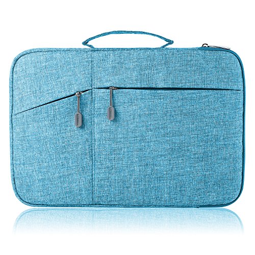 Megoo 13Inch Sleeve Case For Microsoft Surface Laptop 5/4/3/2/1 13.5", Surface Book 3/2/1 13.5", Macbook Air/Pro13.3", Carry Case With Handle For 13" Tablet Chromebook Laptop(Blue) #TOP1