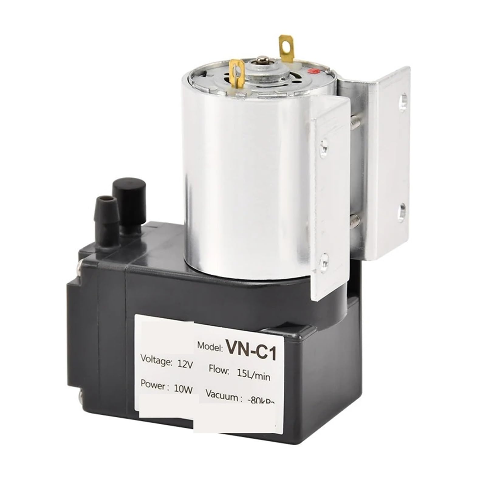 CUDTAPI DC 12V/24V Mini Small Negative Piston Vacuum Pump, Pressure Suction Diaphragm Portable VN-C1(VN-C1-12V)