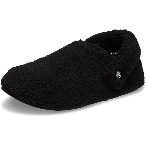 Crocs Unisex Adult Classic Cozzzy Slippers - 12 Men - Black