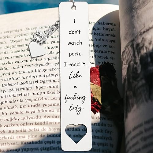 Miniatura 5 de Marcador Divertido de Regalo para Mujeres, Hija, Hijo, Familia, Escritores, Amantes de los Libros, Rellenos de Media Navideña, Regalos para Club de