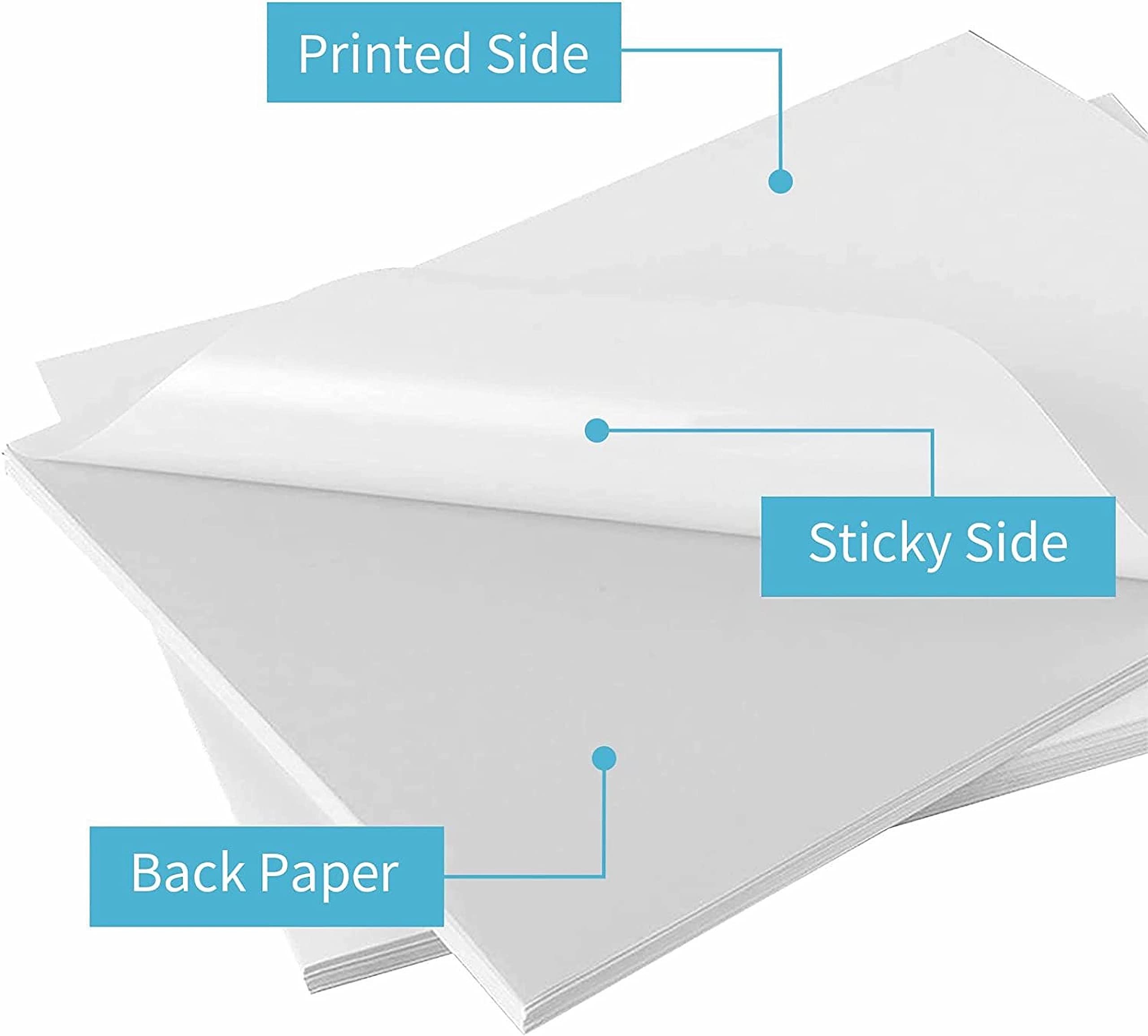 White Sticker Labeler Snapklik.com : RyhamPaper White Sticker Labels, 30-UP 1