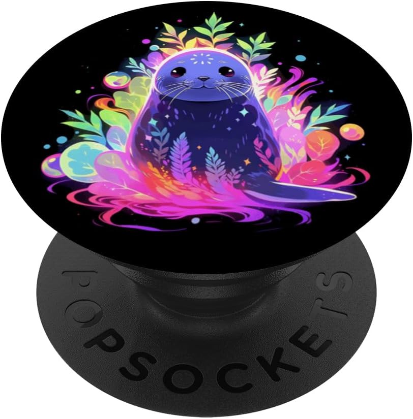 PopSockets PopGrip intercambiables con sello de león marino marino