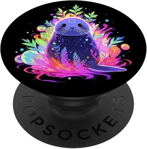 PopSockets PopGrip intercambiables con sello de león marino marino