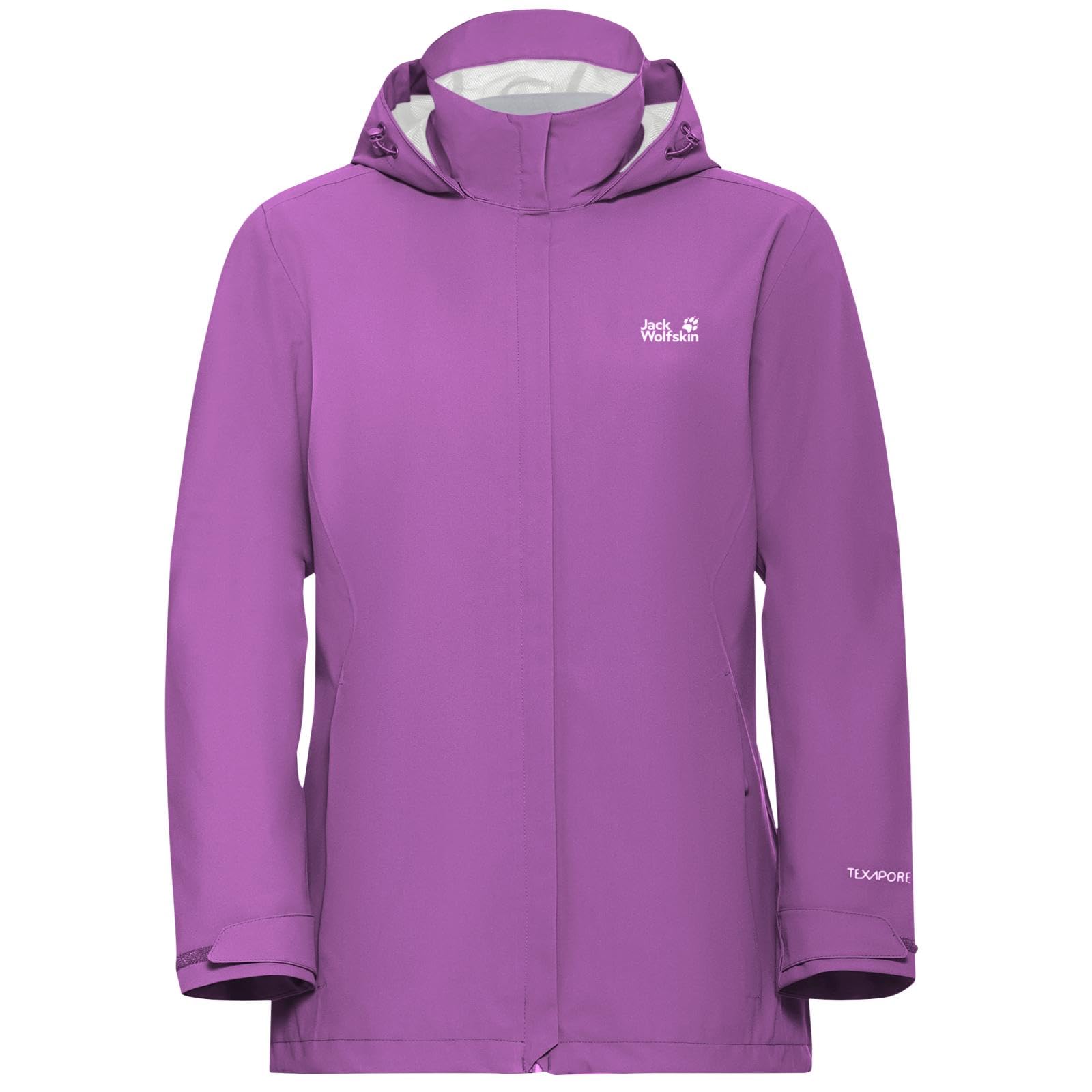 Jack Wolfskin Womens Trailtime 2L Waterproof Jacket - Foxglove - M