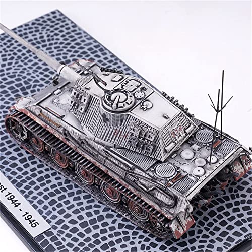 TECKEEN 1/72 Scale German Tiger II Military Model Tiger Tank Metal Fighter Military Model