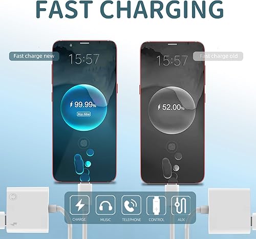 Miniatura 4 de Adaptador de audio USB C a 0.138 in para auriculares AUX Dongle Jack USBC Tipo DAC Android Earbud Conector de auriculares compatible con Samsung