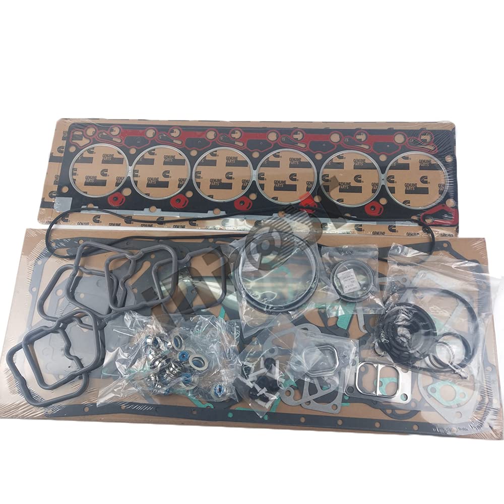 Complete Upper Lower Gasket Set Kit 3804897 for Cummins 6B 6BT 6BTA 89-98 Dodge Ram Diesel 12 Valve