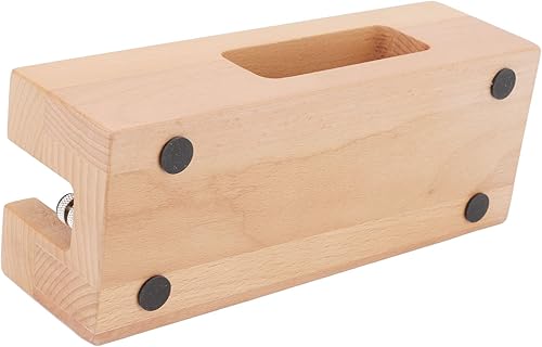 Miniatura 9 de Atyhao Soporte de pisón de café, estación de café antideslizante de madera para café y hogar (S)