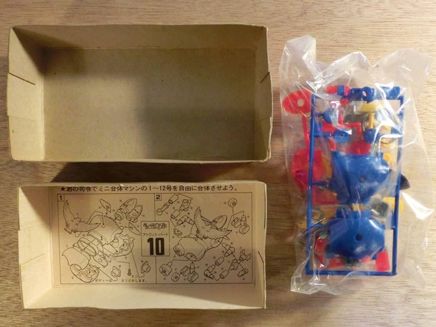 AOSHIMA - アオシマ ミニ合体マシン 合体ロボット アクロバンチ 53号〜56号 4個セット 元祖ミニプラ！？ 【絶版プラモデル】アオシマ ミニ合体シリーズ