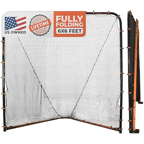 Folding Lacrosse Goal with Carrying Bag Cover