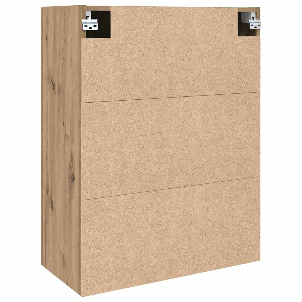 Braun Szafa montowana na ścianie, 69,5 x 34 x 90 cm, materiał drewnopochodny, z 2 drzwiami, oszczędność miejsca do przechowywania, do salonu, sypialni, uniwersalny mebel
