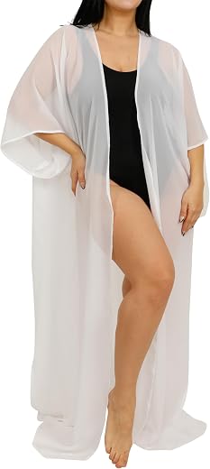 Art Of Creation Stylish Kaftan Dresses Front Open Beach Cover Up for Swimsuit Plus Size Dress