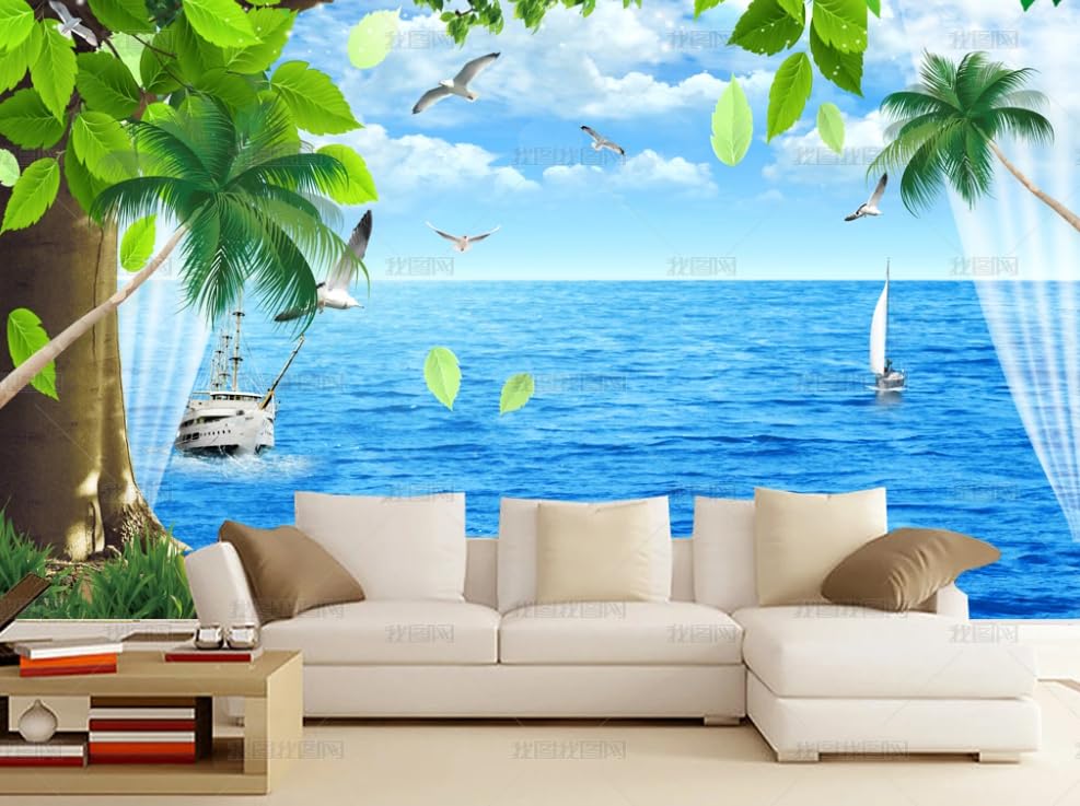 Papier peint intissé paysage méditerranéen haute définition poster géant mural 200x140 - 2