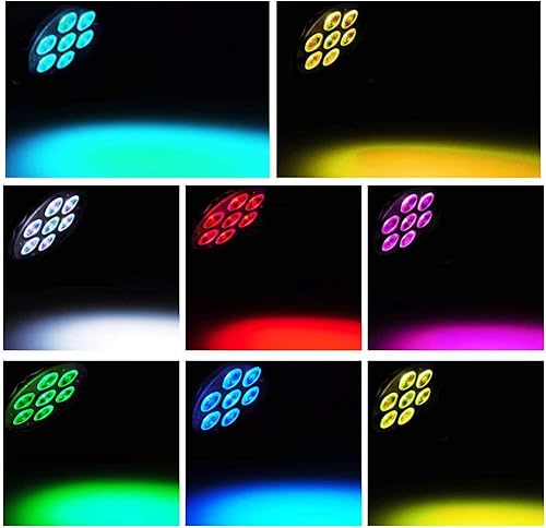 Miniatura 2 de Luces de cabeza móvil de 60 W, 6 IN1, DMX-512, 1618 canales, iluminación de escenario, foco activado por sonido, RGBW+ámbar+UV para fiesta, KTV,