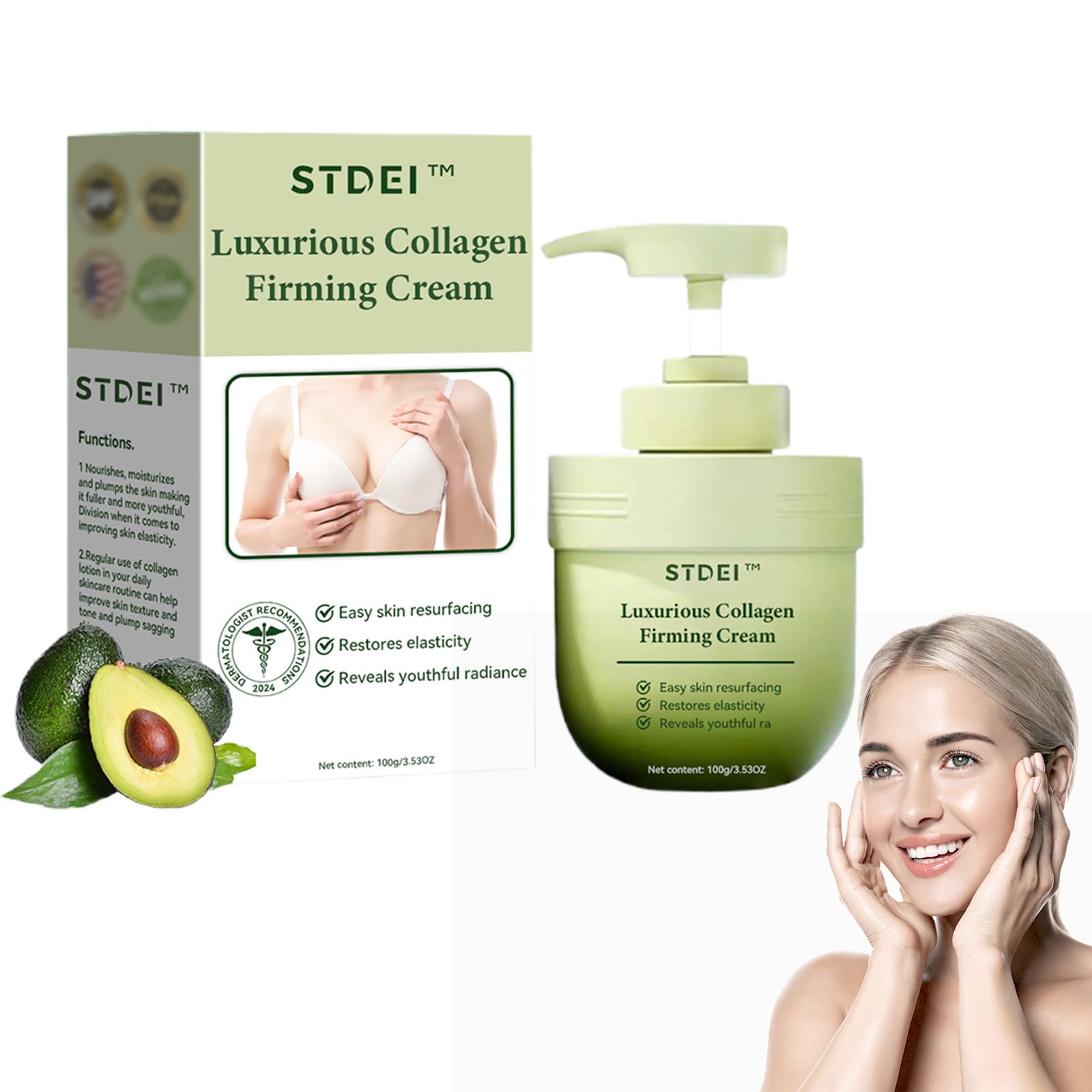 Amazon.com : Luhaka STDEI Luxurious Collagen Firming Cream, Stdei