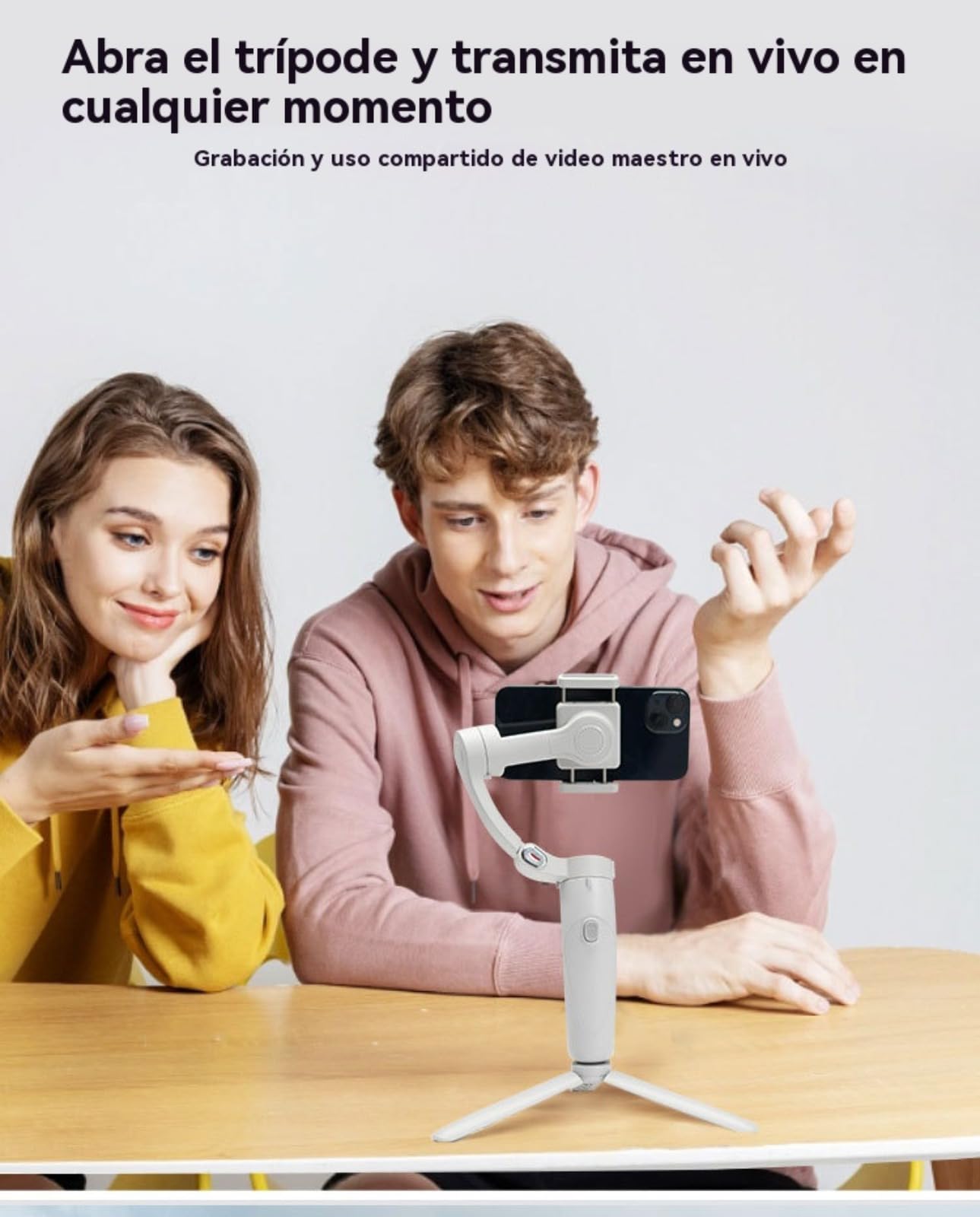 Gimbal para teléfono móvil, estabilizador de teléfono móvil, logra Resultados Profesionales con los Modelos de teléfono móvil M01 con cardán antivibración