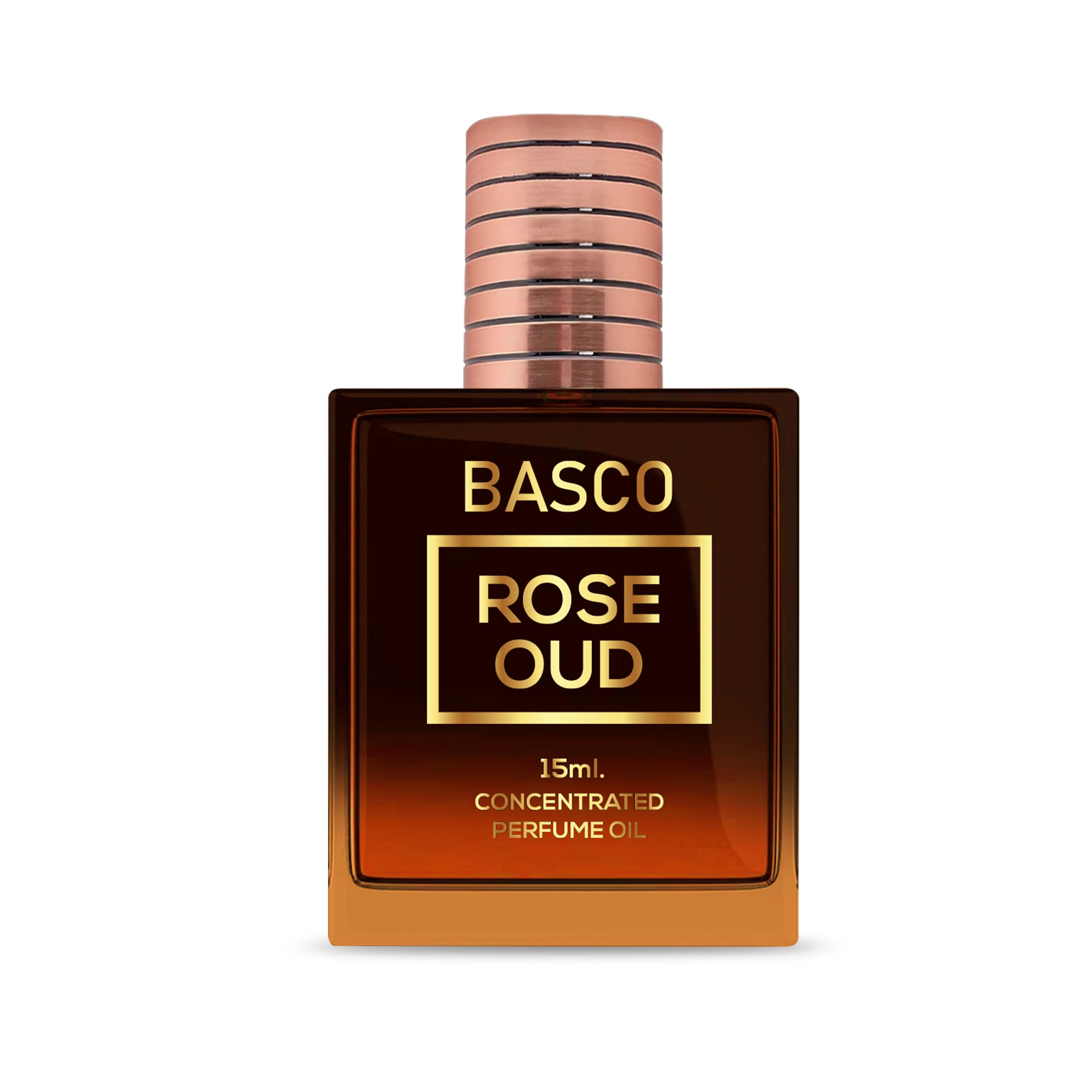 BASCO ROSE OUD ATTAR comes in quality with Long Lasting Smell for Unisex, Non Alcoholic Perfume, Formulized by Experts - 15 ml (PACK OF 1, ROSE OUD)