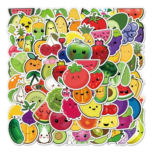 QIWENGO 120 Pcs Hey Bear Sensory Fruit Stickers Decals Waterproof Vinyl for Fruit Party Decorations for Phone Skateboard Laptop Stickers Bulk Sticker Packs for Boys Girls Teens Adults Red