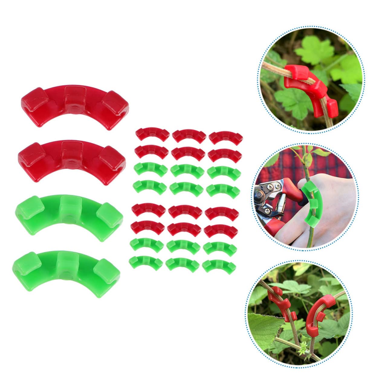 Toyvian 5 Sätze Pflanzen Biegeklemmen Kunststoff Clips Zur Formung Und Steuerung Von Pflanzenwachstum Für Niedriges Stress Training Und Wachstumsrichtung Ändern 60 Stück * 5