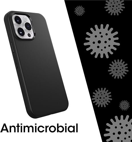 Miniatura 8 de OtterBox Funda para iPhone 14 Pro Max (SOLAMENTE) Symmetry Series+ - Negro, ultra elegante, se acopla a MagSafe, bordes elevados protegen la cámara