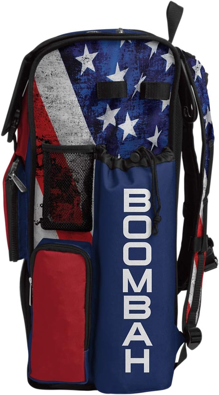 Boombah Superpack Bat Pack -Backpack Version (no wheels) - Holds 2 Bats - INK Baseball USA Series - For Baseball or Softball