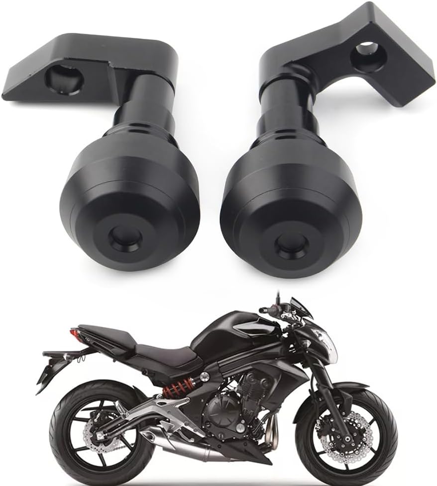 Cnwaga3 Crash Protector Pad Guard, Motorcycle Frame Sliders Guard Falling Protection for Kawasaki EN-6R 2012-2015, EN-6F 2012-2015