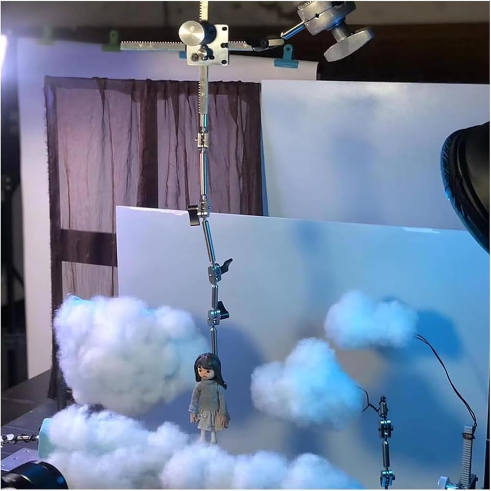 Rig Stop Motion en Acier Inoxydable avec 5 Connecteurs pour les Animateurs Vidéo et la Photographie B.