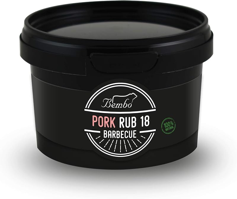 BEMBO BARBECUE - Pork - Rub BBQ - Mélanges D'épices Pour Barbecue - Bembo Spices & Rub - Made in Italy - 220g