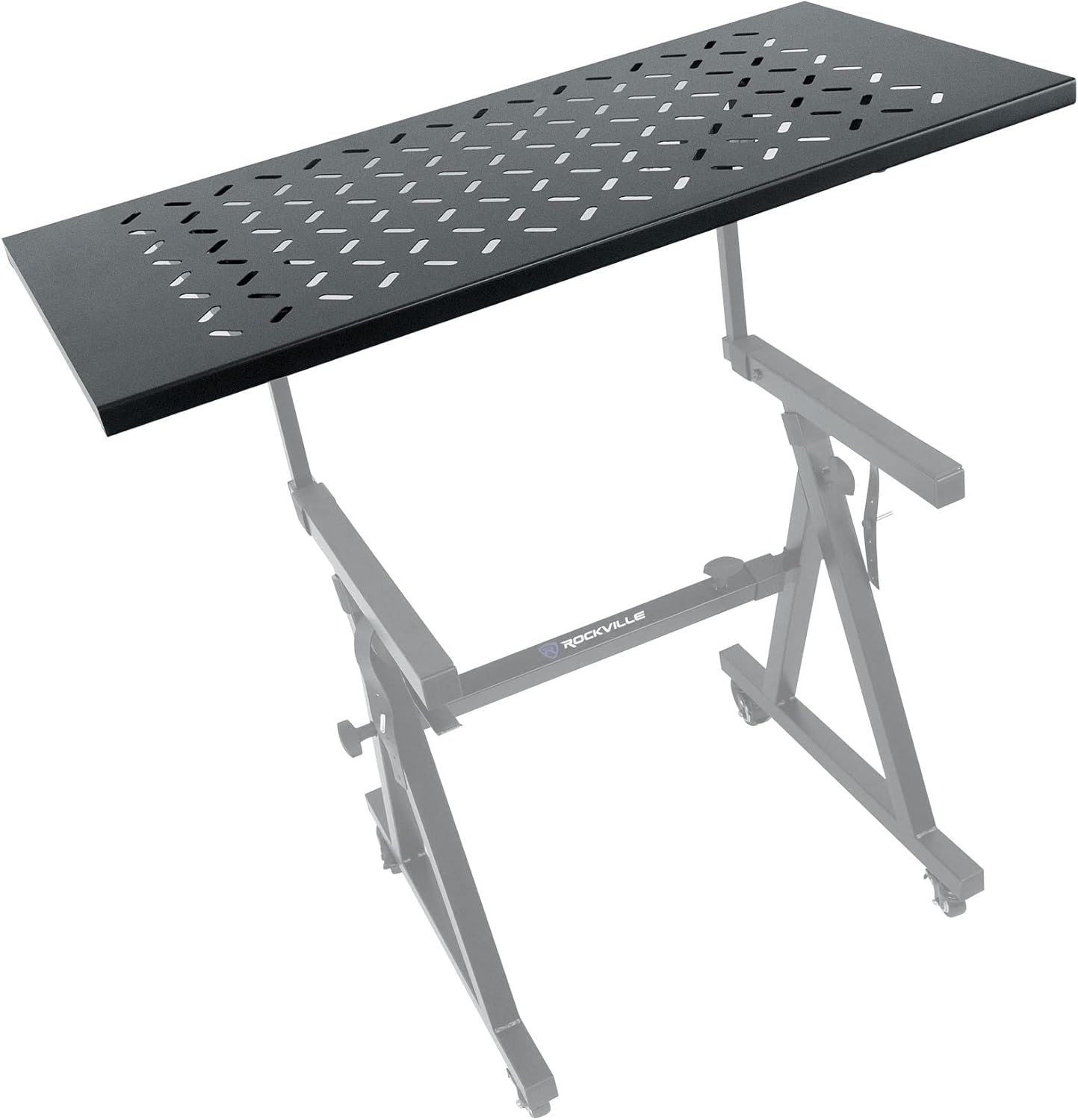 Rockville KS1 Shelf For Z-Stand or X-Stand - Turns Keyboard Stands Into DJ Table