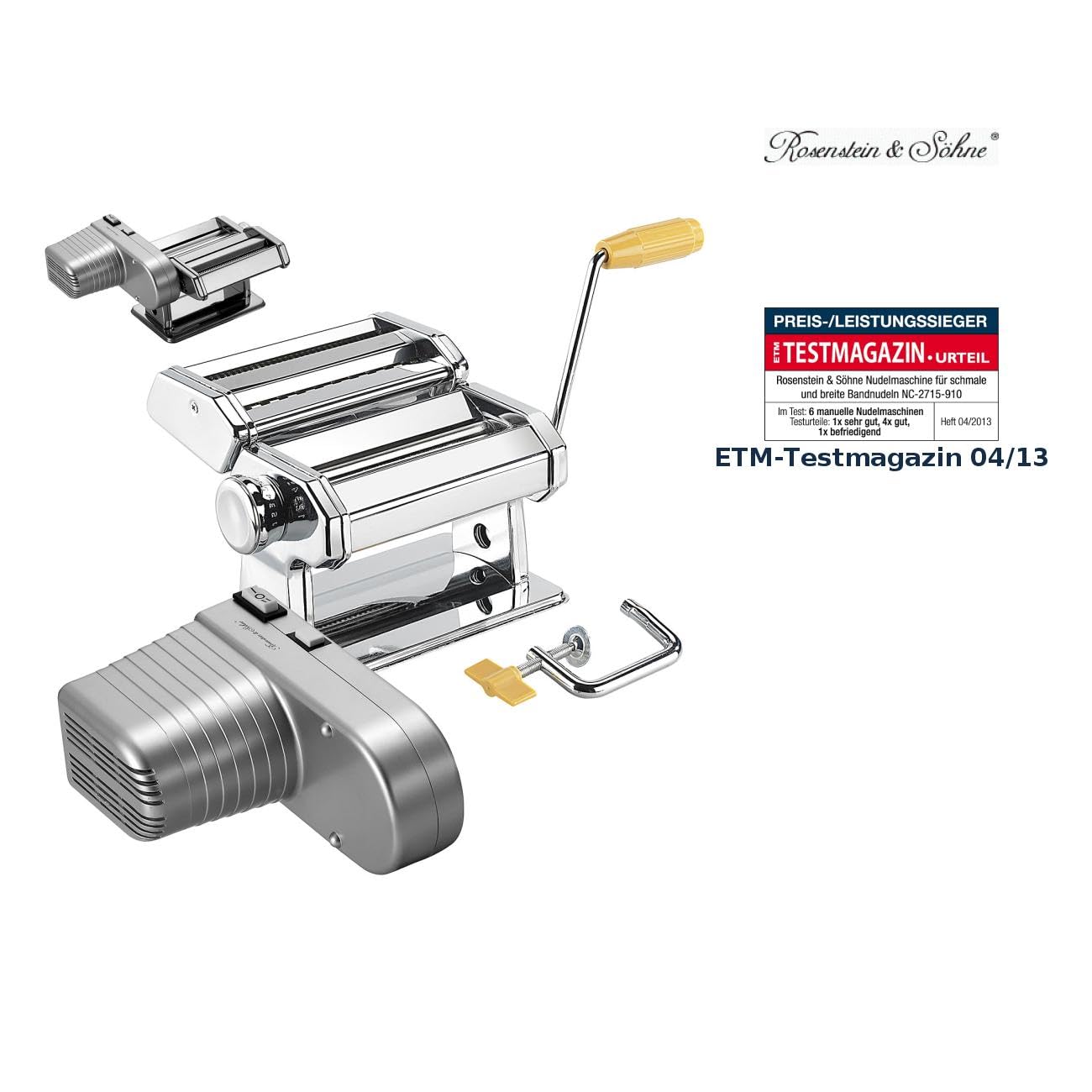 Rosenstein & Söhne Handnudelmaschine NM-100 Elektromotor Bandnudeln